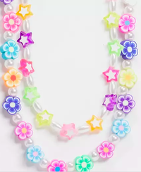 ASOS DESIGN Star Flower and Pearl Necklaces | $11.50/£8