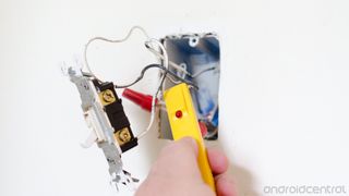 Changing a light switch
