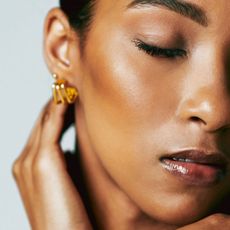 Woman with glowing skin