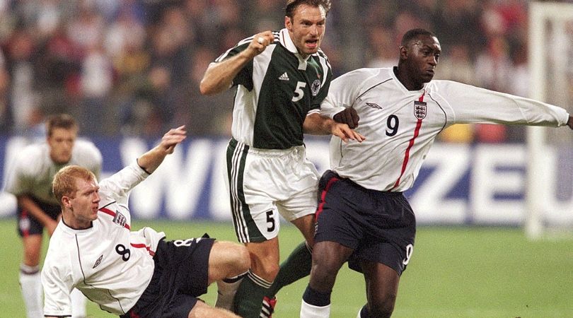 Emile Heskey and Paul Scholes for England