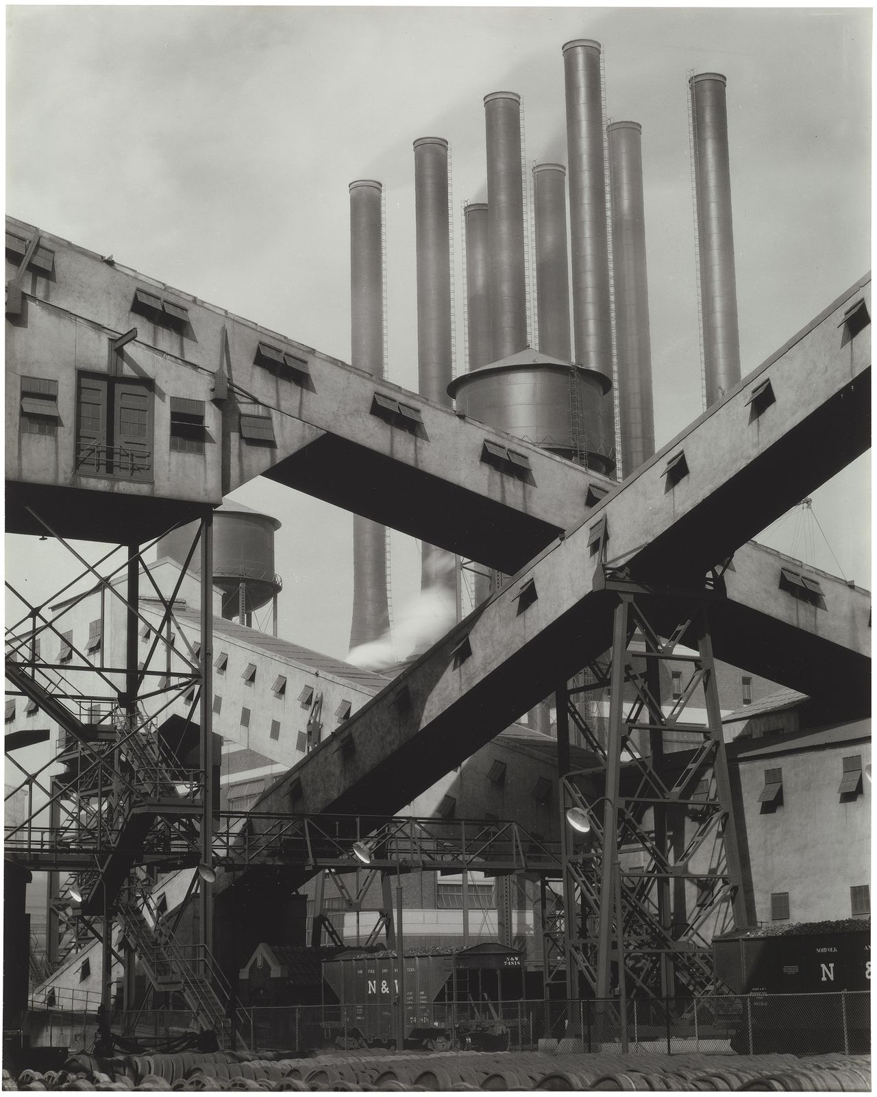 &amp;quot;Ford Plant — Criss-Crossed Conveyors,&amp;quot; 1927, by Charles Sheeler