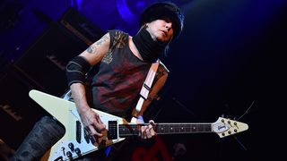 Michael Schenker performs on stage at the O2 Shepherd's Bush Empire on November 30, 2023 in London, England