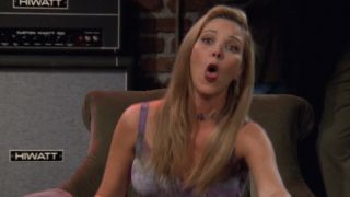 Phoebe coughing in Friends