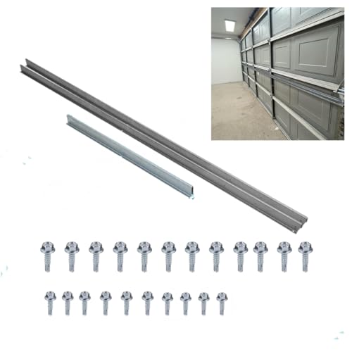 16 Ft Heavy-Duty Steel Garage Door Reinforcement Bracket - Made in the Usa - Prevents Bending, Sagging &amp;amp; Cracking