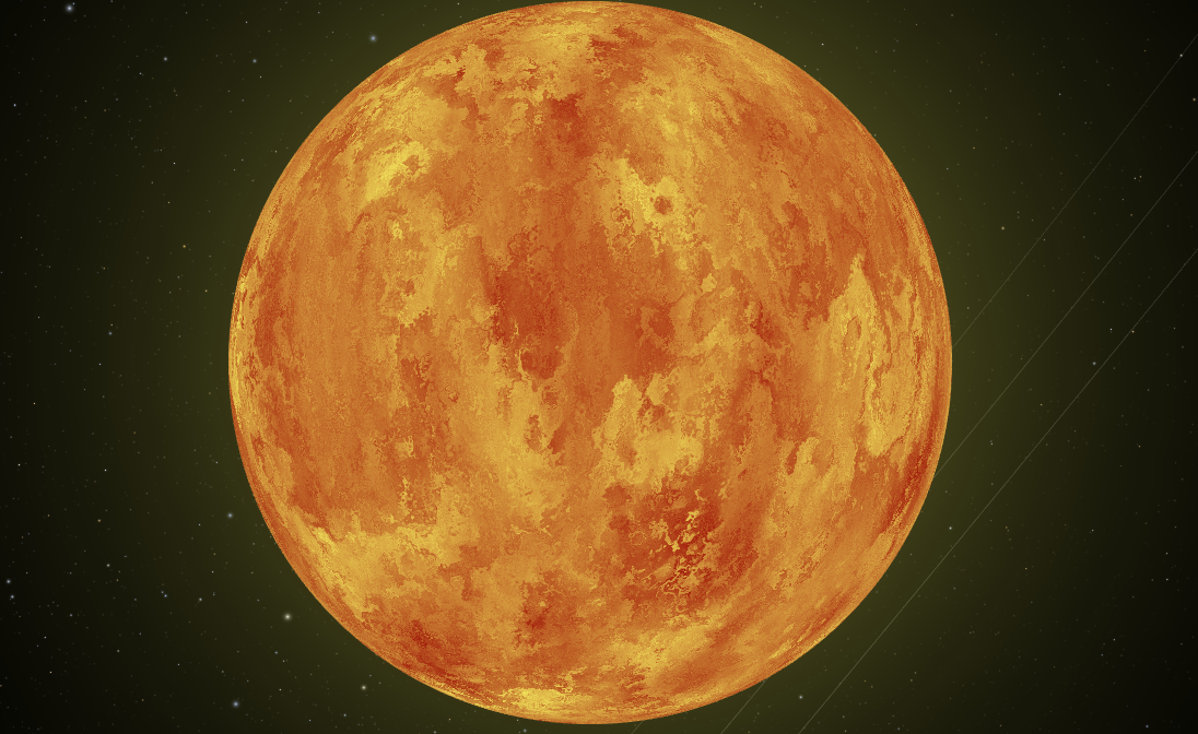 A visulization of the star Kepler-411