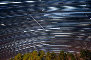 Geminids and Star Trails