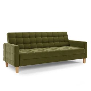 Green sofa bed