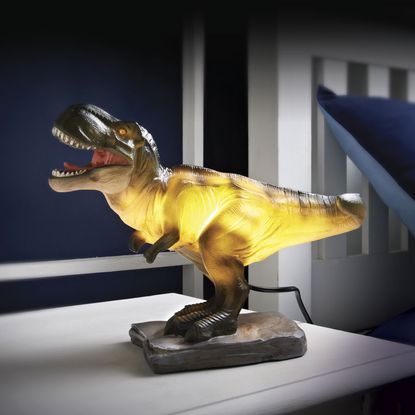 b and m dinosaur lamp