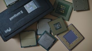 CPUs laying out.