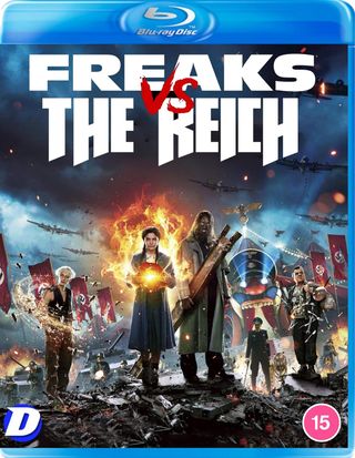 The Blu-ray cover of Freaks vs The Reich.