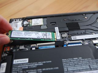 Remove the old SSD.