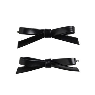 Fashion Week Beauty Trends AW24 H&M 2-pack bow-decorated hair grips - Black - Ladies | H&M GB 3 2-pack bow-decorated hair grips