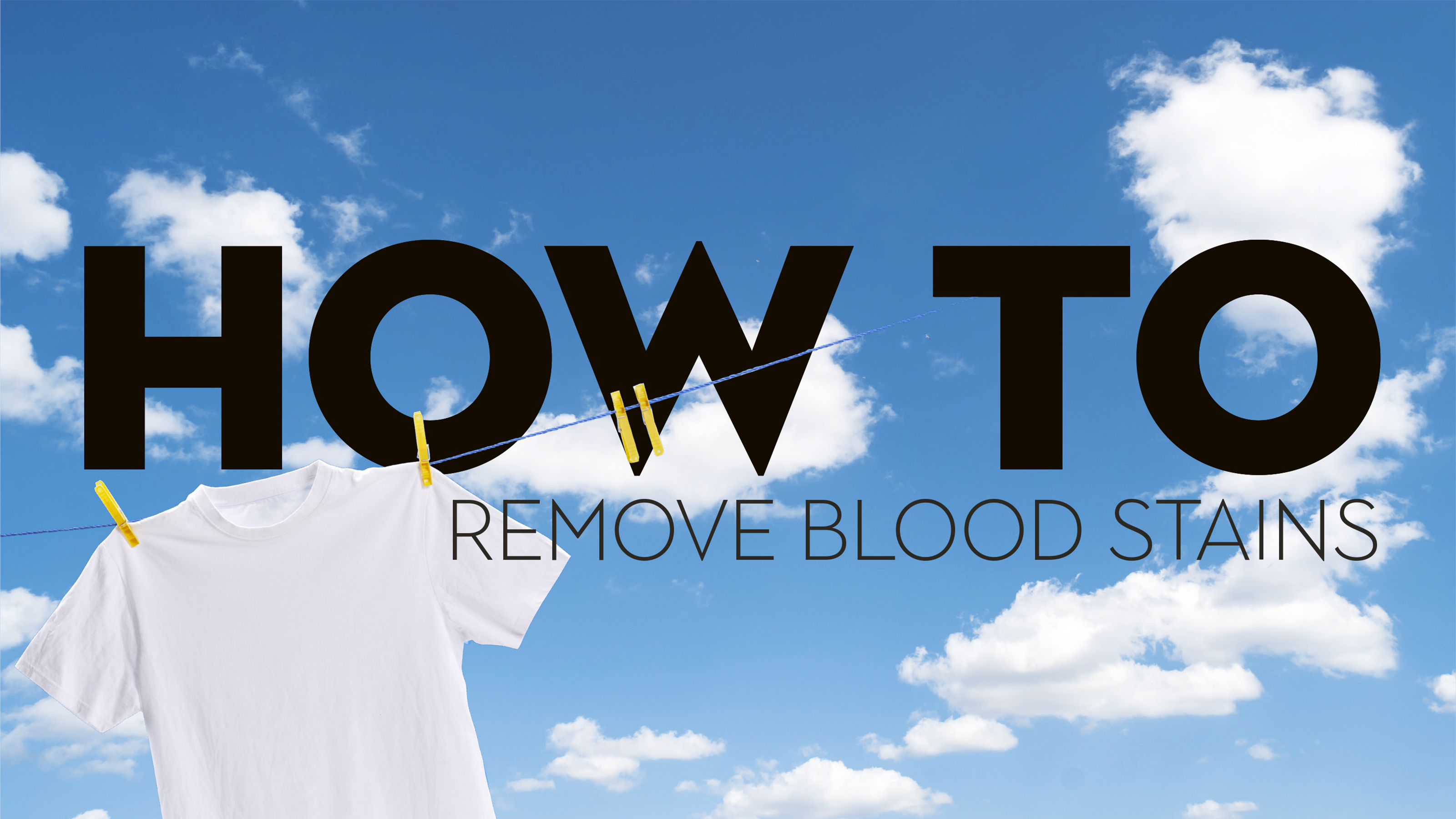 How to Remove Blood Stains from Clothes and Furniture