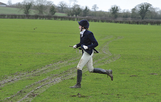 Lost horse: Emily Fleming has some ground to make up after a tumble