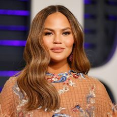 Chrissy Teigen in Origami jacket