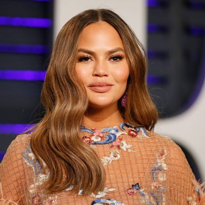 Chrissy Teigen in Origami jacket