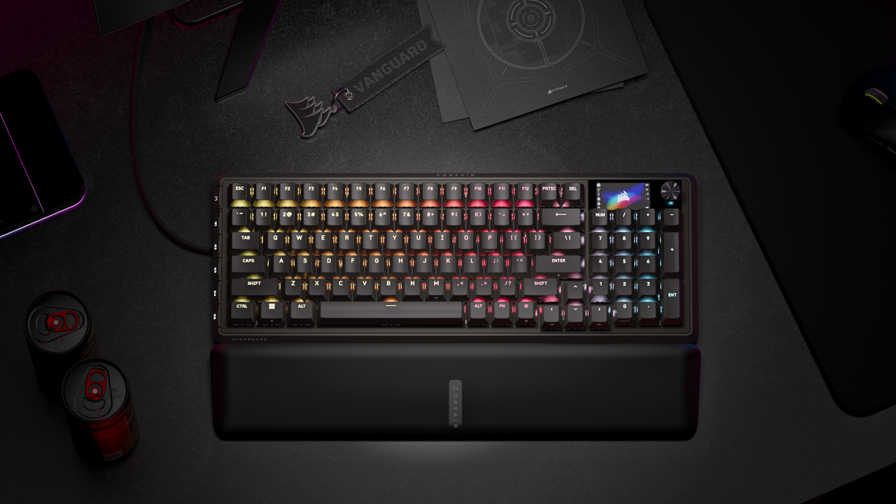 Save £50 on Corsair’s top-tier VANGUARD PRO 96 Hall Effect Gaming Keyboard for Boxing Day