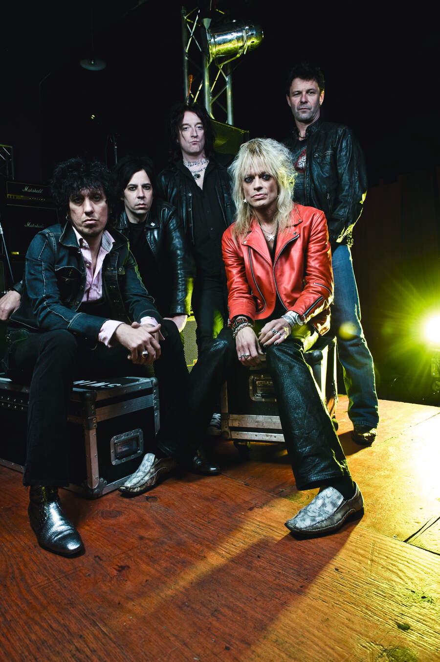 Michael Monroe&amp;rsquo;s band with Ginger Wildheart