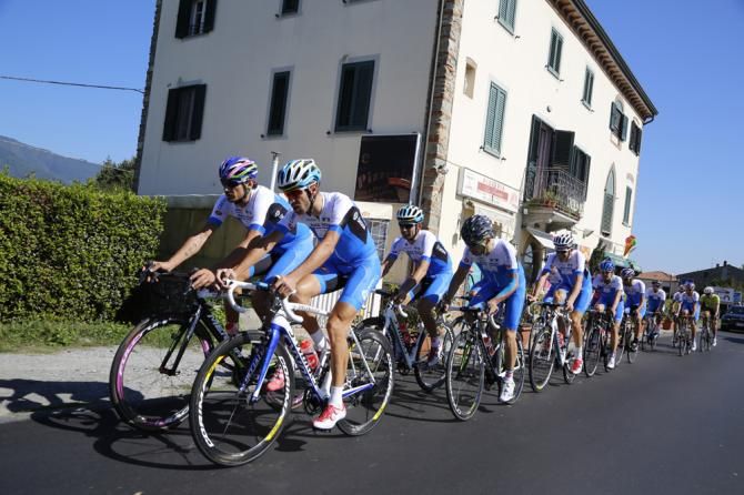 The Italian national team out training
