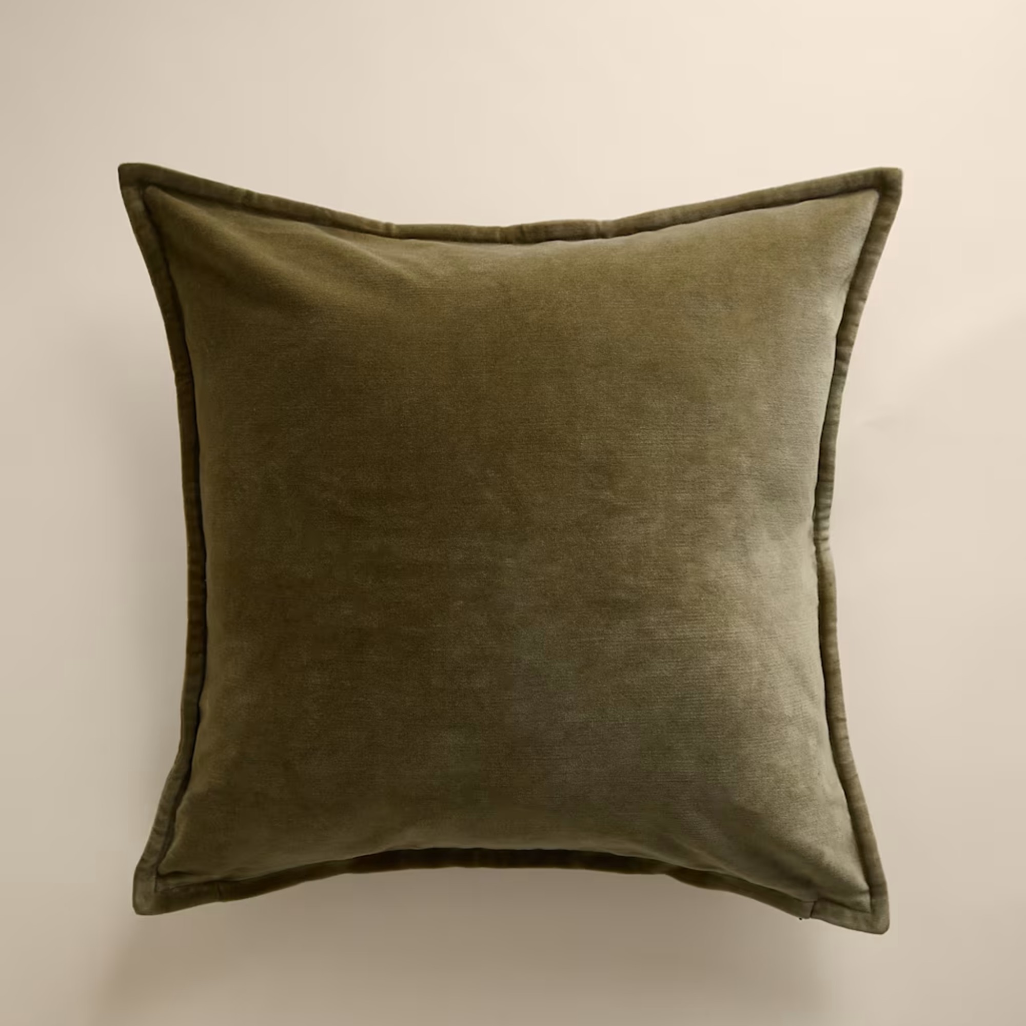 M&amp;amp;S Pure Cotton Velvet Cushion