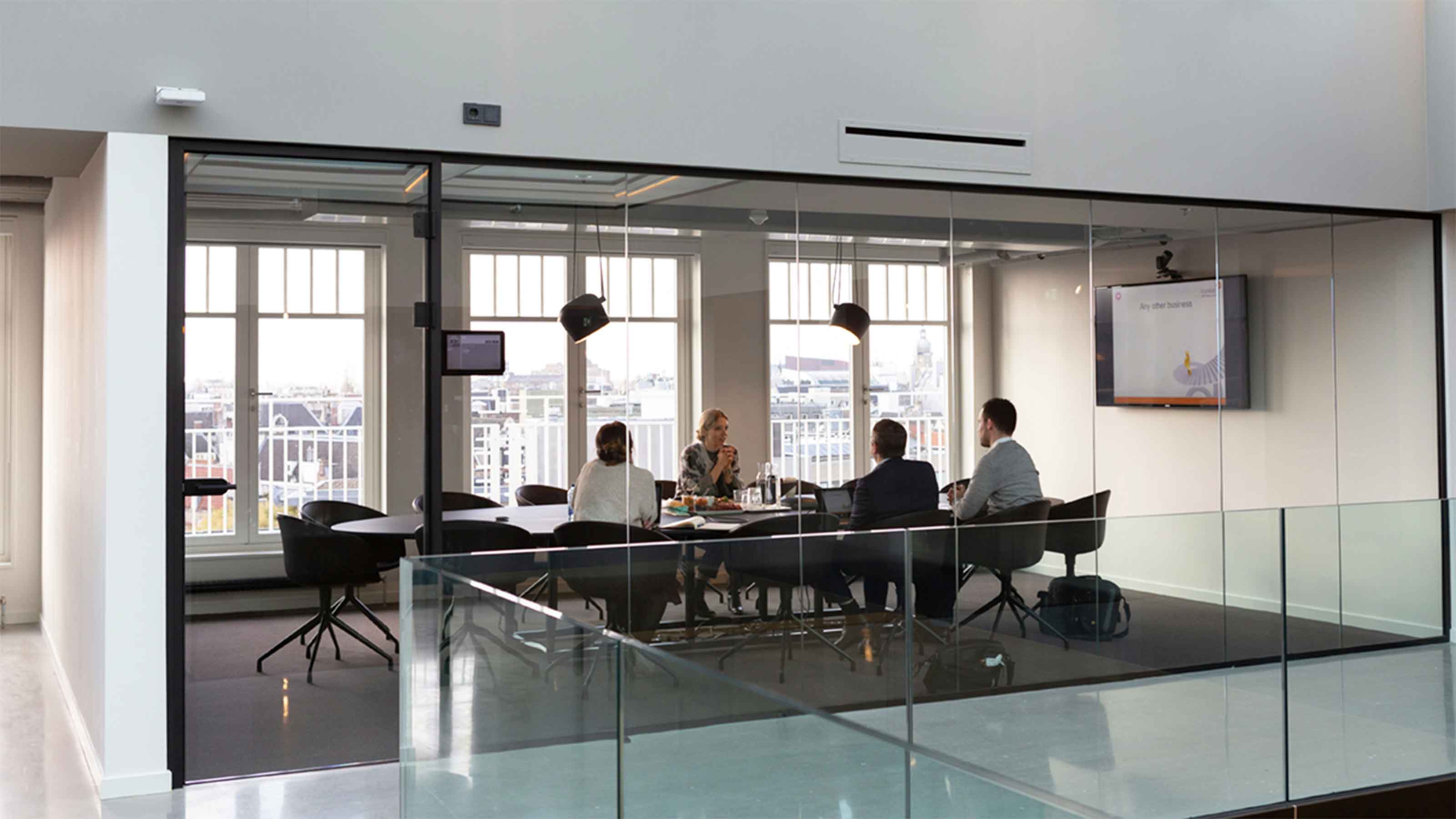 Wide Shot of Office Environment