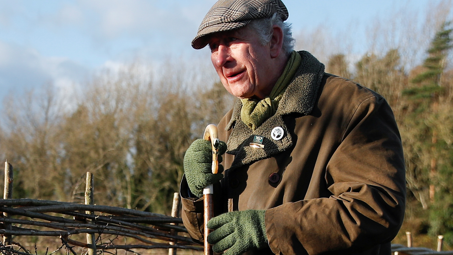 King Charles in farmer attire