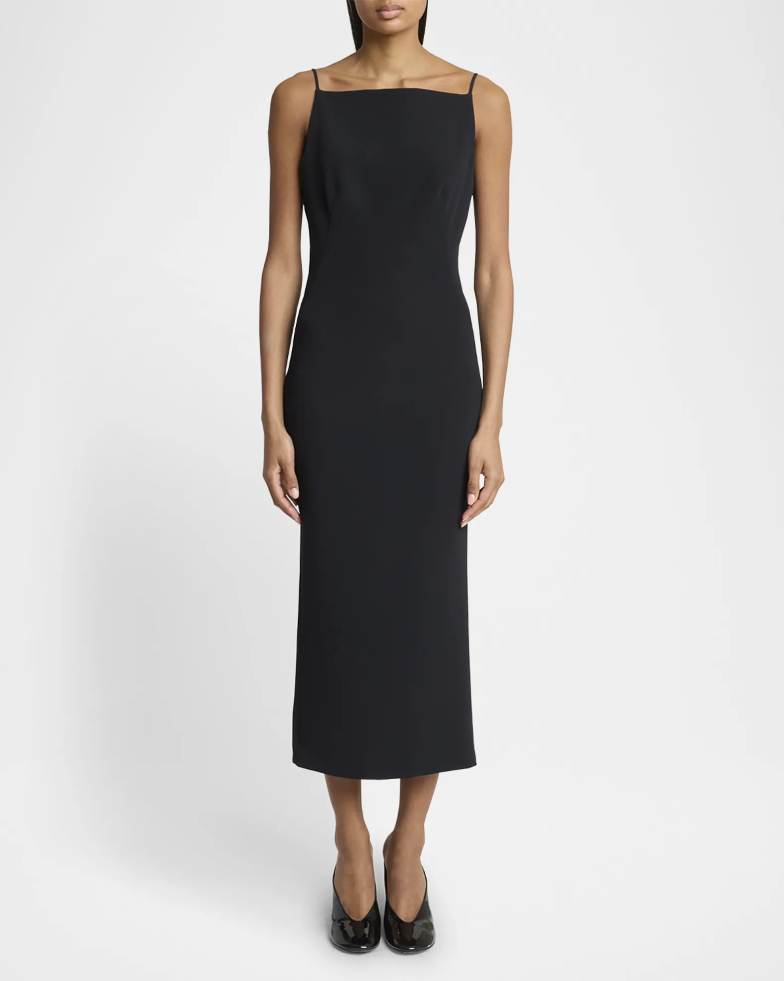 Givenchy, Square-Neck Sleeveless Midi Dress