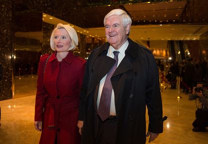 Newt Gingrich and Callista Gingrich. 