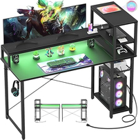 Cyclysio Gaming Desk with Reversible Storage Shelves: $158.99$118.39 at Amazon
Save $40.60