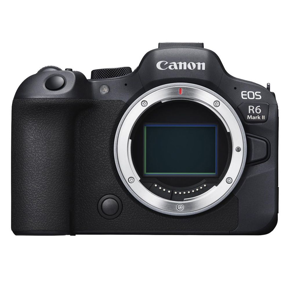 Canon EOS R6 Mark II on a white background