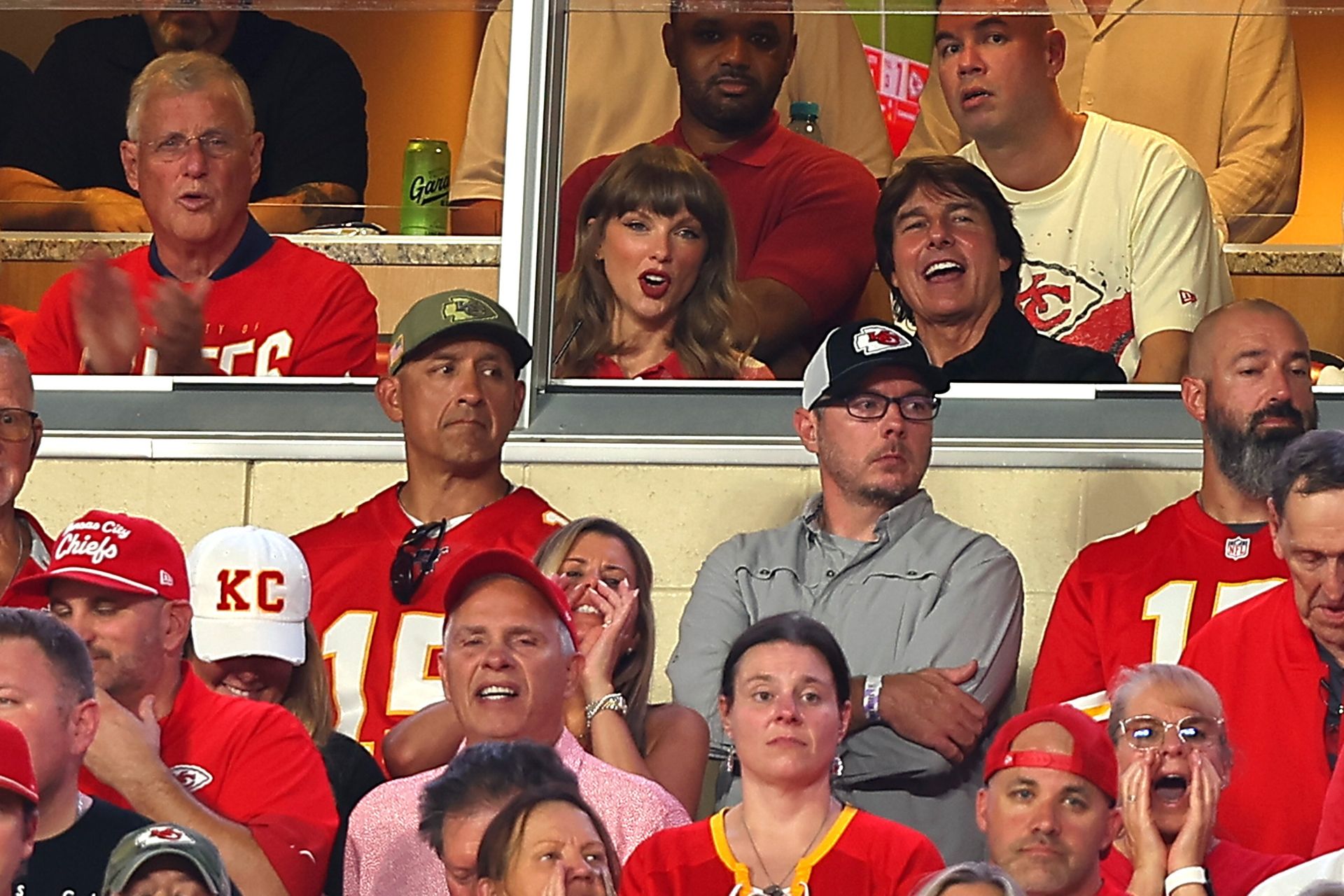 Taylor Swift at the Chiefs game Monday September 14