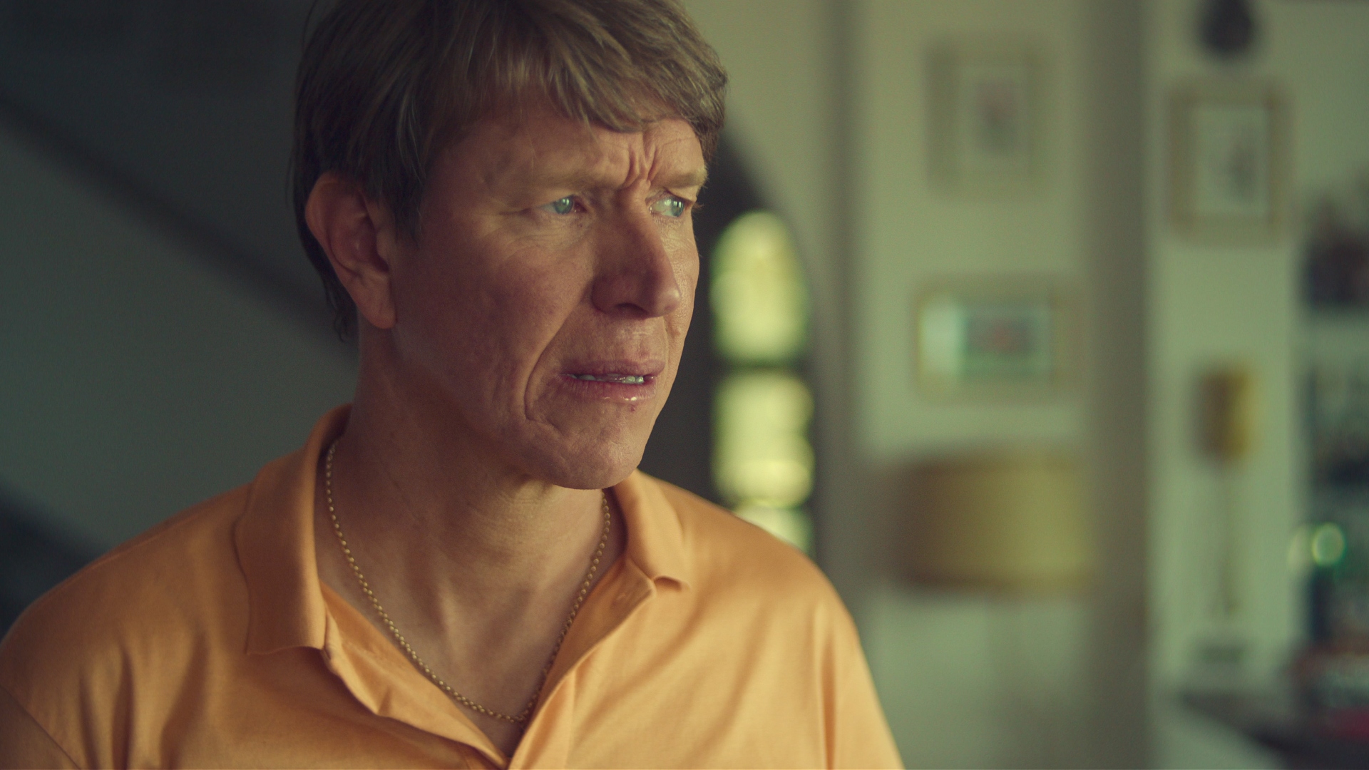 Charlie looks worried in The Gold season 2