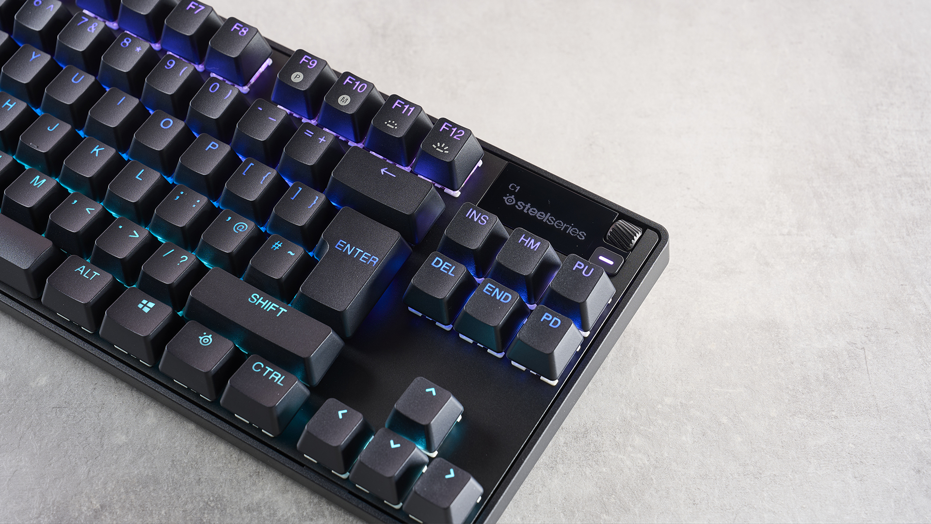 Close-up of SteelSeries Apex Pro TKL Gen 3