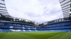 General view of the Etihad Stadium, home of Manchester City football club