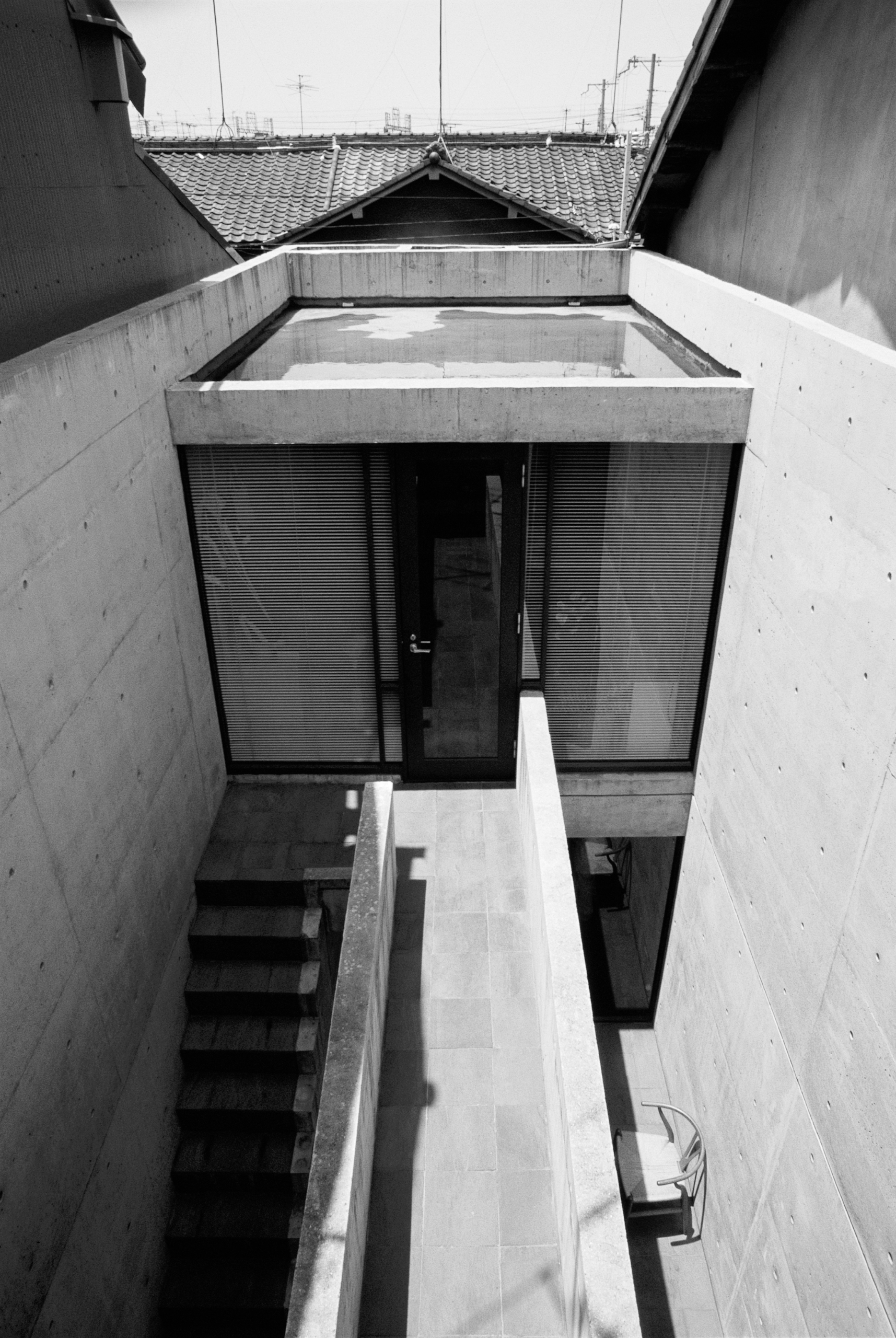 The Azuma House courtyard (As featured in Towards Light: A Philosophy of Life and Architecture by Tadao Ando, translated by Polly Barton (Scribe, October 2026))