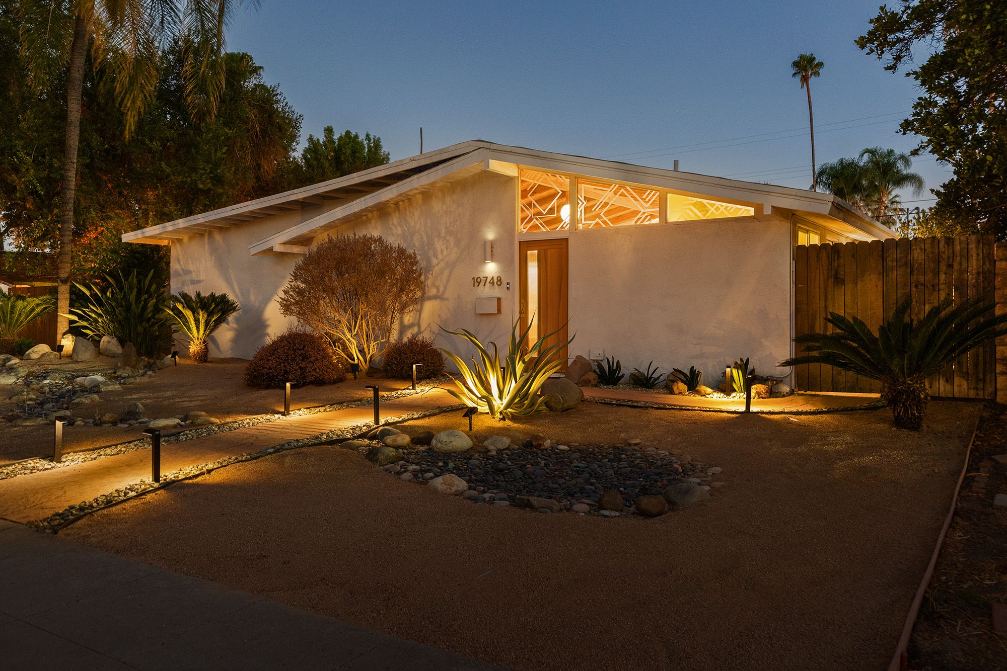 This on-the-market home resides in an unlikely mid-century enclave of SoCal