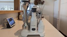 Stick mixer on kitchen bench