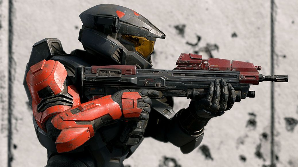 Spartan in combat in Halo Infinite 