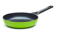 Green Earth Frying Pan on white background