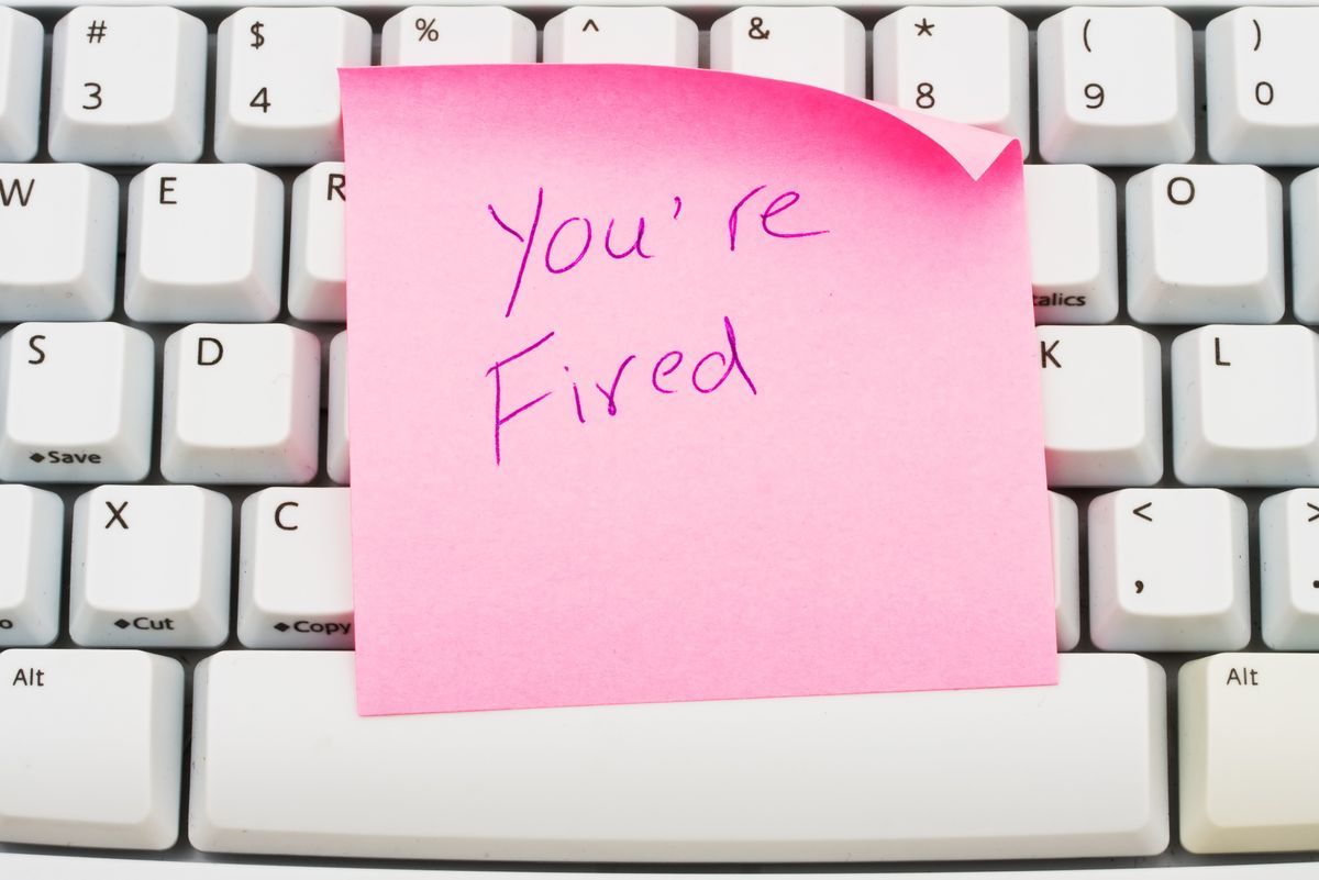 You&amp;#039;re fired