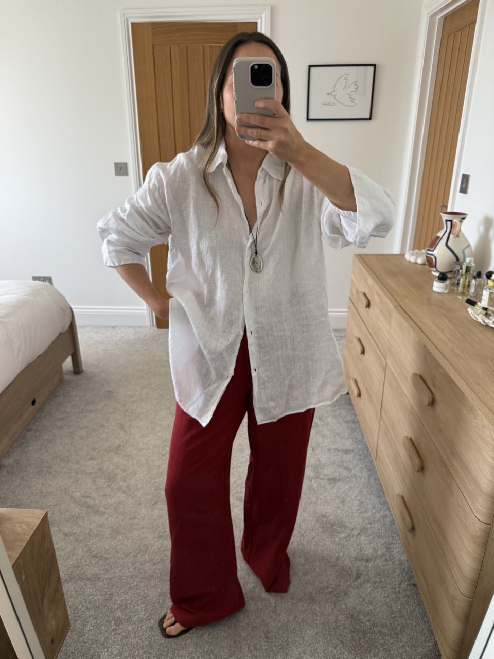 Emily Dawes wears H&amp;M linen