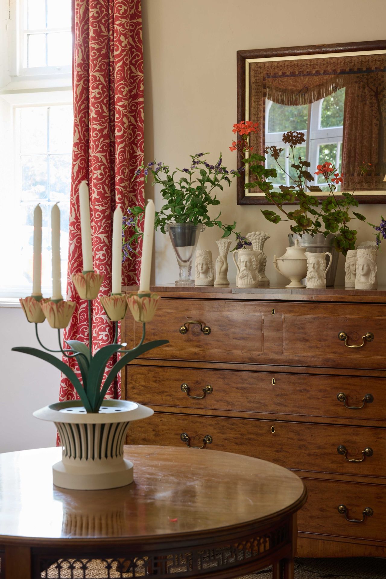 Interiors of George Oakes house