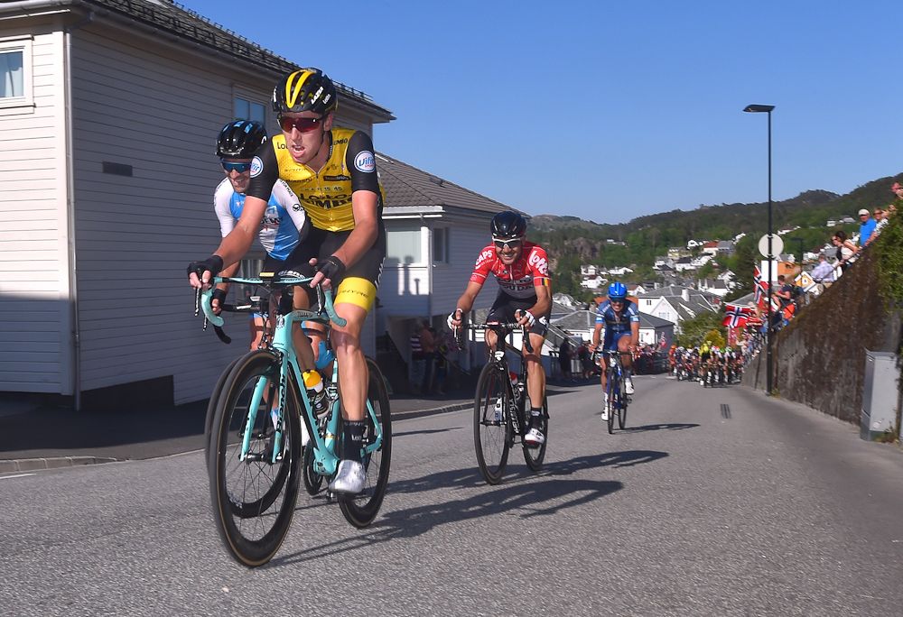 Pascal Eenkhoorn of The Netherlands and Team LottoNL-Jumbo