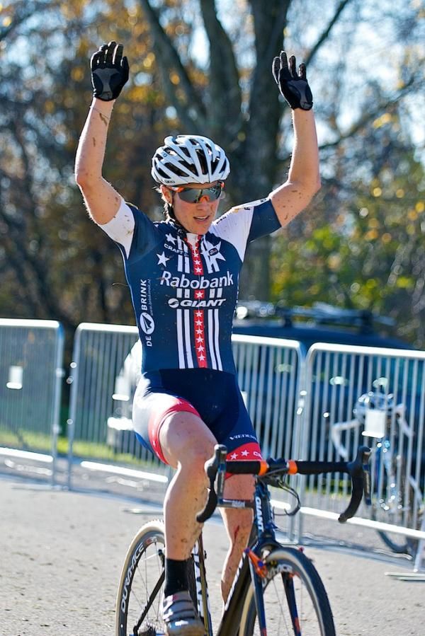 Katie Compton soloed to the win