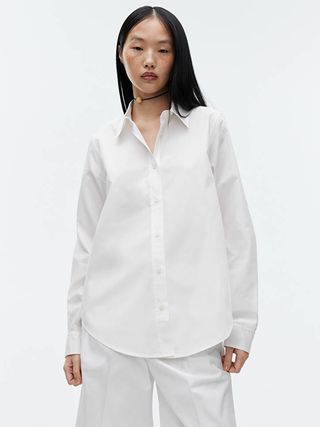 Arket, Straight Cut Poplin Shirt