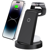 Anlmz 3 in 1 Charging Station for iPhone, Wireless Charger for iPhone 15 14 13 12 11 X Pro Max &amp; Apple Watch - Wireless Charging Station for AirPods Pro 3 2: $42.99 $18.99 at Amazon
