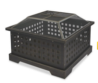 Gardenline Square Fire Pit,&nbsp;£79.99 at Aldi