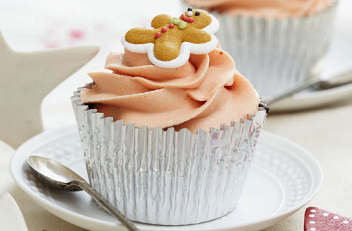 Gingerbread cupcakes