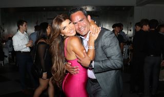  Teresa Giudice and Louie A. Ruelas attend Antonia Gorga's Sweet 16 Birthday Celebration on August 19, 2021 in Ridgewood, New Jersey. Luis video Real Housewives of New Jersey