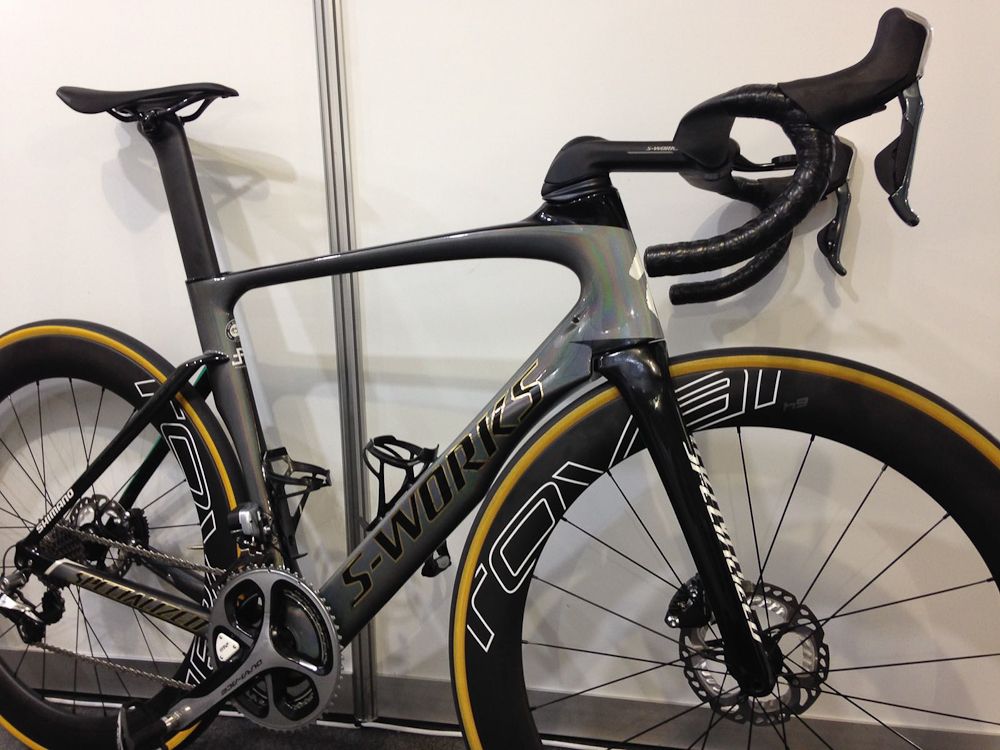 The disc brake Specialized that Peter Sagan has been testing in Australia